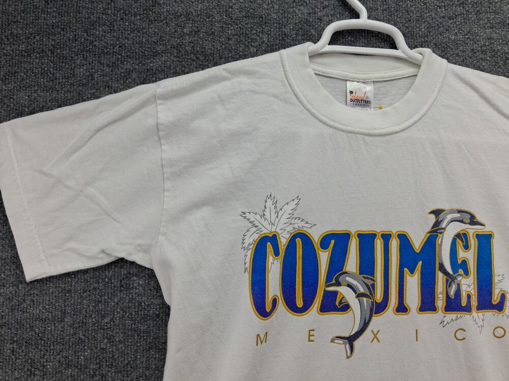 Vintage Cozumel Mexico T Shirt Mens Large White Island Outfitters